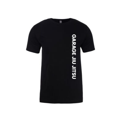 Men's T-shirt - White Vertical Text Thumbnail